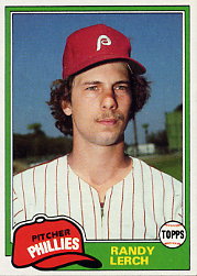 1981 Topps Baseball Cards      584     Randy Lerch